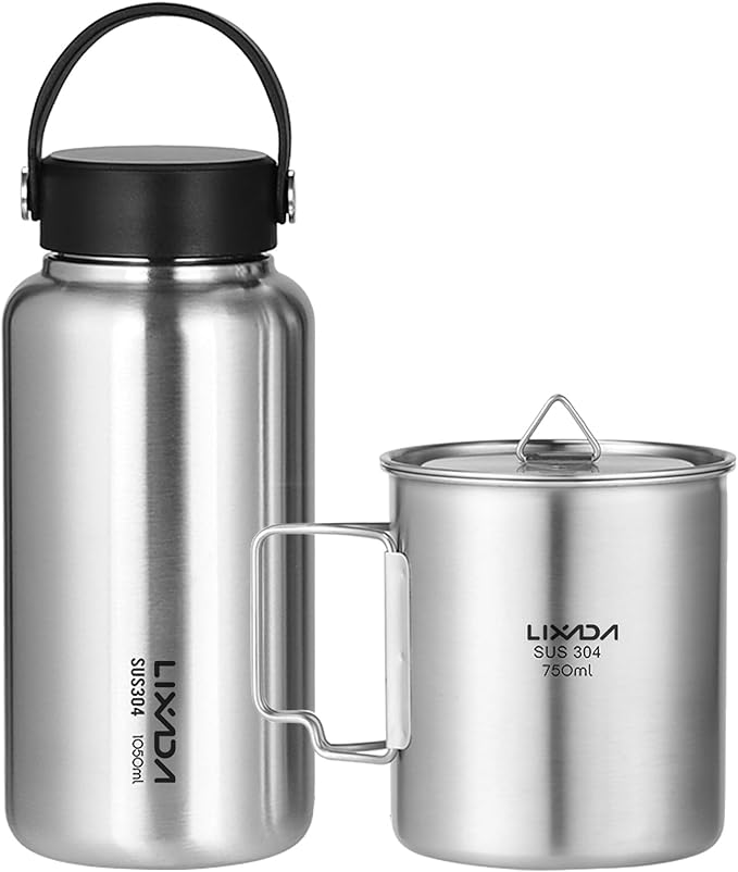 1050ml Stainless Steel Water Bottle Leak Proof